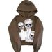 Unisex American Style Dark Themed Printed Hoodie Trendy Loose Hip Hop Sweatshirt High Street Unique Women's Clothing_ecoleips.com