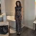Vintage Polka Dot Print Sleeveless Dress With Tie Waist, Flowy Bias Cut For Summer Elegance Versatile Neckline & Sleeveless Design_ecoleips.com