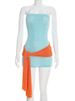 Mozision Off-shoulder Strapless Sexy Mini Dress Women Fashion Patchwork Sleeveless Backless Ruched Club Party Dress Elegant_ecoleips.com