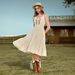 Bodycon Off-shoulder Design European American Sexy Dress, Cross-border Embroidered Gentle And Alluring Summer Dress_ecoleips.com