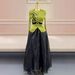 African-Inspired Pleated Print Two-Piece Set - Flowy Top + Wide Leg Pants (Rose Red/Orange/White/Matcha, One Size Fits Most)_ecoleips.com