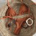 Women's Halter Neck Tie up Bikini Two Piece Swimsuit for Beach Vacation Casual Fashion Swimwear_ecoleips.com