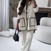 Women's Clothing fashionable patchwork patch bag suit _ecoleips.com
