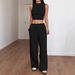 Women's Y2K Design Spring/Summer Vest And Trousers Suit Relaxed Everyday Wear Versatile Comfortable Feshion Trend_ecoleips.com