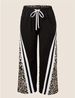 Women's High Waist Straight Leg Pants Animal Print Casual Trousers Streetwear Fashion Comfort Fit_ecoleips.com