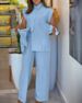 Women's Clothing Casual Shirt Set_ecoleips.com