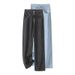 150 Petite Women's Straight-Leg Jeans, High-Waisted, Height-Enhancing, Loose Wide-Leg, Cropped Length, XS,_ecoleips.com