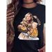 Wholesale Cross-border Vintage Clothing, European And American Mother's Day Themed Women's T-shirts_ecoleips.com