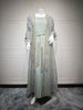 Christmas Thanksgiving Halloween Valentine's Day Jalabiya Muslim Dress, Women's Robe, Two Piece Set, Dubai, Saudi Arabia_ecoleips.com
