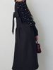 Sweet Knot Belted Layered Woolen Vest Dress Women's Fashion Cross-Border Style Age-Defying Elegant Dress_ecoleips.com