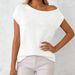 Cross-border European American Style Solid Color Off-shoulder Spring-summer Versatile Sweater, Loose Slimming, Pullover_ecoleips.com