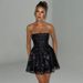 Women's Clothing One Shoulder Top Skirt Fashion Trend Sleeveless Backless Dress_ecoleips.com