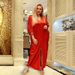 Women's Clothing Muslim Dress Hot Diamond Bat Sleeve Robe Long Size Dress_ecoleips.com