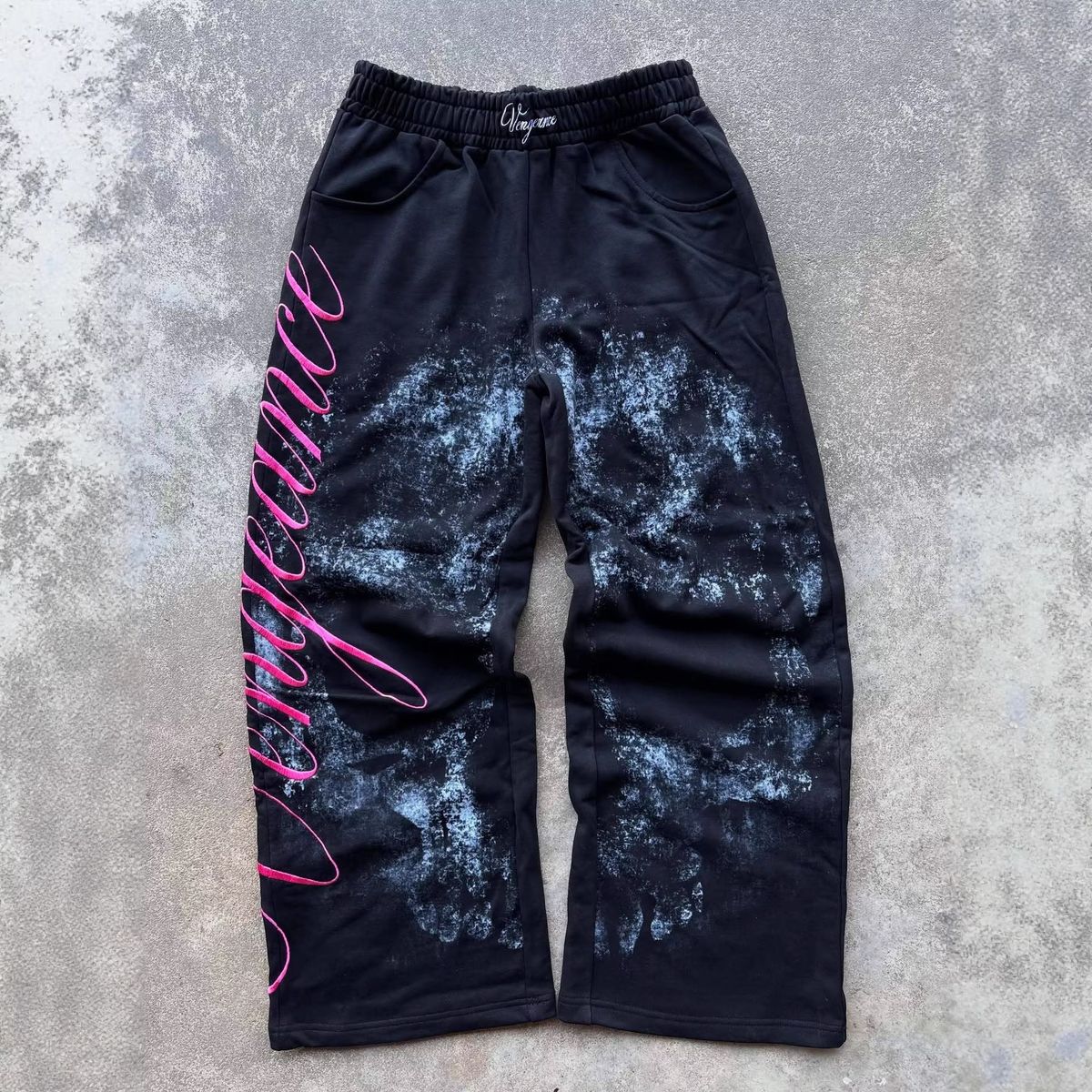 Unisex European American Retro Printed Casual Pants Trendy High Priced Loose Trousers for Women_ecoleips.com