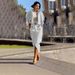 Elegant Two-Piece Women's Suit Set - Summer Casual Office Pants & Top, Pure Color Button Design, S-XXXL (White/Black/Beige/Khaki/Army Green)_ecoleips.com