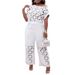 Women's Clothing Elegant 2 Piece Set American Style Solid Color Casual Asymmetrical Shoulder Embroidery Spring_ecoleips.com