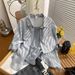 French Style Ice Shirt For Women, Summer Thin Silk Shirt, High-end Wrinkle-resistant Long-sleeve Sunscreen Top,_ecoleips.com