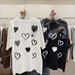 Large Version Short Sleeved T Shirt Women New Design Round Neck Versatile Medium And Long Ins Top_ecoleips.com