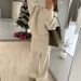 Korean Style Slimming Women's Knit Two Piece Set High Waisted Casual Patchwork Skirt Fashionable Versatile Clothing_ecoleips.com