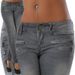 New European And American Fashion Mid-waist Slim-fit Skinny Jeans With Zipper For Women_ecoleips.com