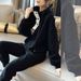 100kg Plus Size Loose Casual Style Sports Hoodie For Women Autumn Winter European And American Cross-Border Fashion_ecoleips.com