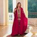 K Embroidered Long Robe Light Luxury Evening Dress Two-piece Dress Set_ecoleips.com