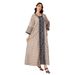 Muslim Women's Robe Fashion Elegant Temperament Mesh Dress Abaya_ecoleips.com