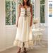 Foreign Trade Cross-Border 2025 Spring/Summer A-line European And American Casual Vacation Style Lace Patchwork_ecoleips.com