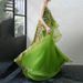 Forest Green Evening Gown Ethereal Halter Neck Morning Robe Dress for Coming of Age Ceremonies Banquets Graduation Unique Women's Party Wear_ecoleips.com