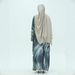Muslim Dress Women Printed Middle Eastern Muslim Robe – Modest Abaya Dress With Elegant Floral & Geometric Patterns_ecoleips.com