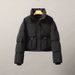 New cotton jacket women's short versatile Korean style stand up collar small size thickened bread jacket cotton coat trendy_ecoleips.com