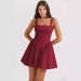 European And American 2026 Spring/Summer French Style High-End Solid Color Bow Backless Strap Dress For Women_ecoleips.com
