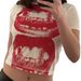 Summer New Women's Gothic Clothing Lip Print Short Top Club Wholesale 2025_ecoleips.com
