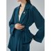 Shengdu Clearance Sale: Spring/Summer Elegant Acetate Smooth Tie-Up Niche Blazer Cardigan For Sun Protection_ecoleips.com