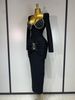 Women Sexy Luxury Sparkly Beading Bandage Dress 2025 Long Sleeve Bodycon Celebrity Party Elegant Evening Club Pary Dresses EVO8_ecoleips.com