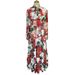 White Background Red Rose Silk Loose Fashion Ribbon Shirt + Cotton Long Skirt Set Women's Clothing 2025_ecoleips.com