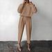 In Stock Cross-Border Hot-Selling European And American Foreign Trade Women's Clothing Autumn Winter Solid_ecoleips.com