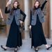 Autumn Winter New Korean Fashion Knitted Two-Piece Maternity Dress_ecoleips.com