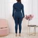 Women's Clothing Fit Elastic Small Feet Washable Denim Jumpsuit Jumpsuit_ecoleips.com