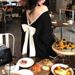 girl Backless Bow Sweater For Women, Autumn Winter Christmas New Loose Fit Pullover Top With A Soft And Cozy Feel_ecoleips.com