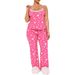 Summer Women's Casual Comfortable Home Camisole Vest Trousers Set With Lace Decoration_ecoleips.com