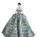 Monet Garden Travel Photography Princess 2026 New Strapless Court Style Colorful Tulle Wedding Evening Gown Puffy Dress_ecoleips.com