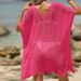 Sexy Lace-Trim Deep V Neck Bikini Cover-Up Beach Tunic - Lightweight & Breathable Sun Protection For Women"_ecoleips.com