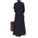 In Stock 2026 European And American Style Cotton Linen Solid Color Turn-down Collar Sleeve Pocket Simple Loose Casual_ecoleips.com