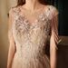 Women's Clothing Fringe Shoulder Evening Gown For Women Elegant Sexy Sophisticated Long Dress Perfect For Banquets And Annual Meetings_ecoleips.com
