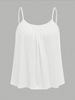 Plus Size Summer Solid Color Camisole_ecoleips.com