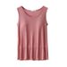 Modal Camisole With Chest Pads Women, Thin, Loose, Plus Size, Suitable For Inner Or Outer Wear, Sleeveless Base Shirt_ecoleips.com
