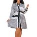 Women's Clothing Printed Pleated Fashion Strap Casual Large Size Dress_ecoleips.com