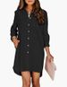 Women's Clothing Shirt Dress Long Elegant Beautiful Shirt Long Sleeve_ecoleips.com