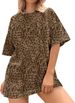 Ziesexy Camo Shirt Women Oversized Short Sleeve T-Shirts Crew Neck Camouflage Shirt Teen Girls Casual Loose Summer Tee Shirt_ecoleips.com